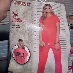 Spirit Got Busted Costume - Orange